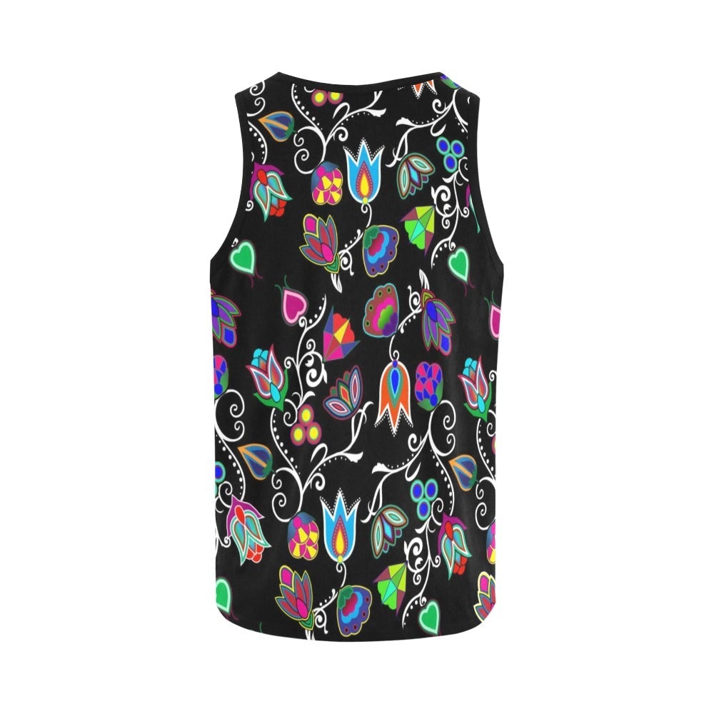 Indigenous Paisley Black All Over Print Tank Top for Women (Model T43) All Over Print Tank Top for Women (T43) e-joyer