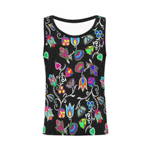 Load image into Gallery viewer, Indigenous Paisley Black All Over Print Tank Top for Women (Model T43) All Over Print Tank Top for Women (T43) e-joyer 
