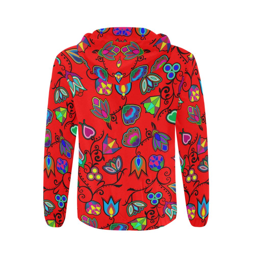 Indigenous Paisley - Dahlia All Over Print Full Zip Hoodie for Men (Model H14) All Over Print Full Zip Hoodie for Men (H14) e-joyer