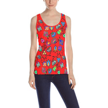 Load image into Gallery viewer, Indigenous Paisley Dahlia All Over Print Tank Top for Women (Model T43) All Over Print Tank Top for Women (T43) e-joyer 
