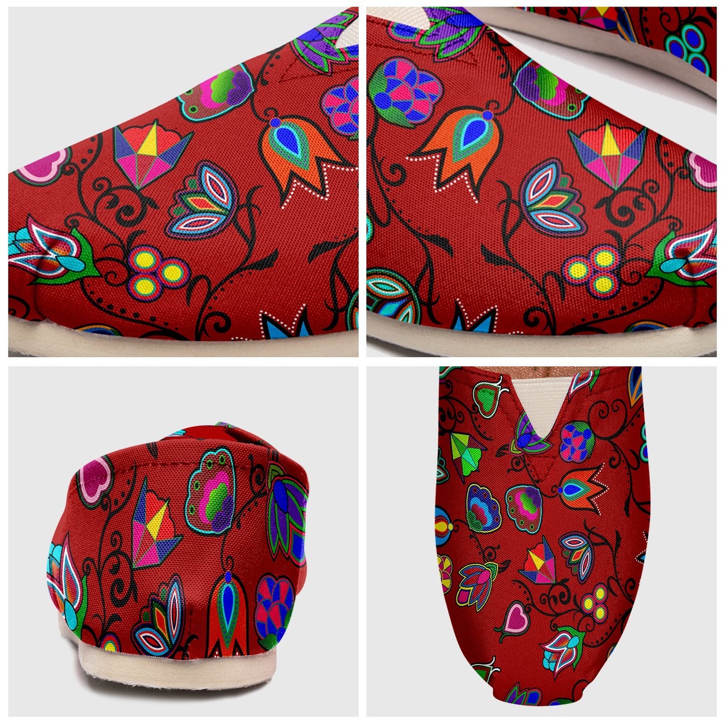 Indigenous Paisley Dahlia Casual Unisex Slip On Shoe Herman