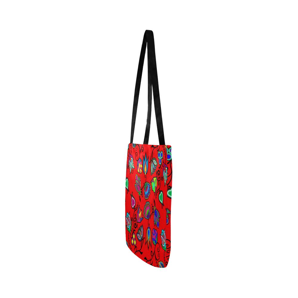 Indigenous Paisley - Dahlia Reusable Shopping Bag Model 1660 (Two sides) Shopping Tote Bag (1660) e-joyer