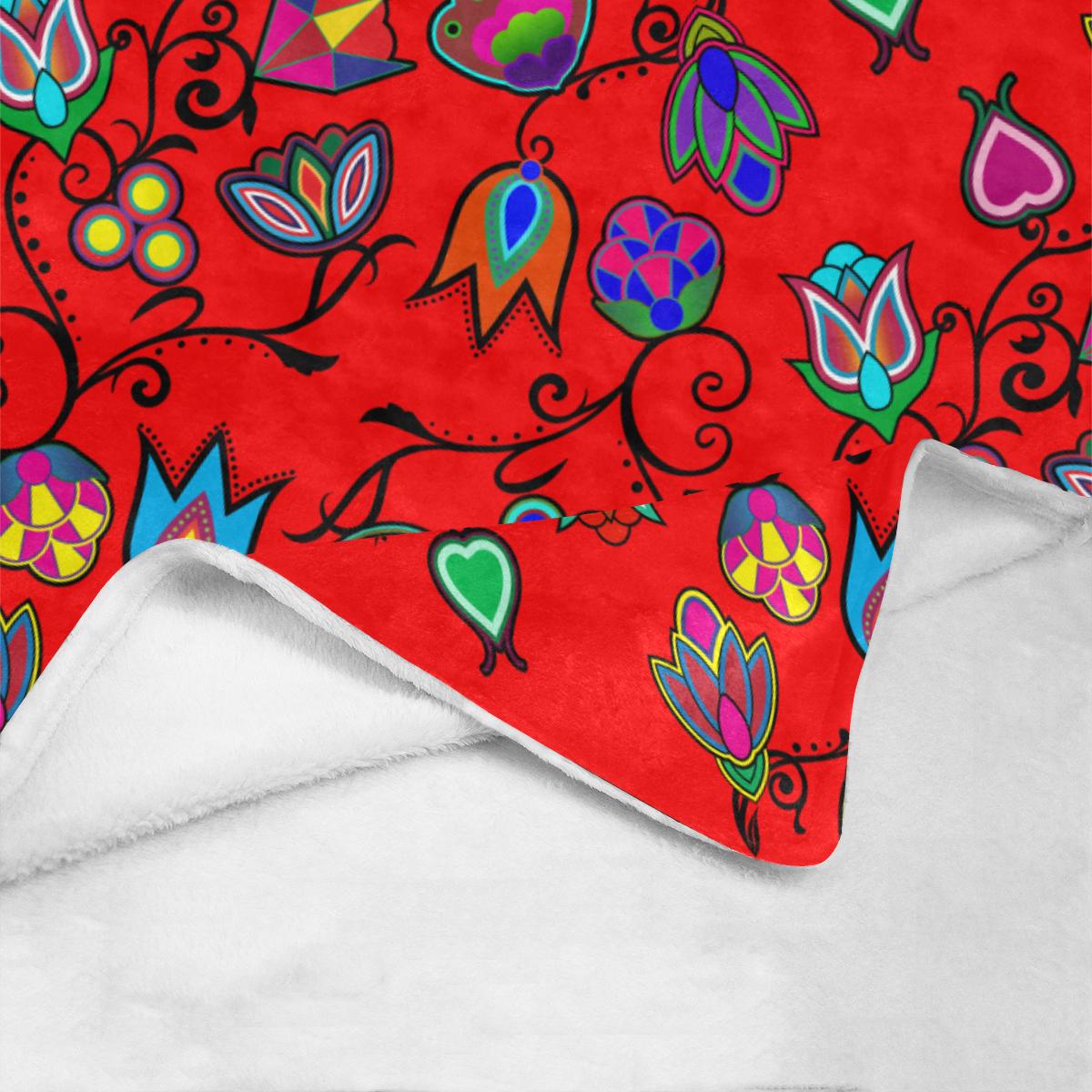 Indigenous Paisley - Dahlia Ultra-Soft Micro Fleece Blanket 50"x60" Ultra-Soft Blanket 50''x60'' e-joyer