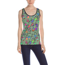 Load image into Gallery viewer, Indigenous Paisley Dark Sea All Over Print Tank Top for Women (Model T43) All Over Print Tank Top for Women (T43) e-joyer 
