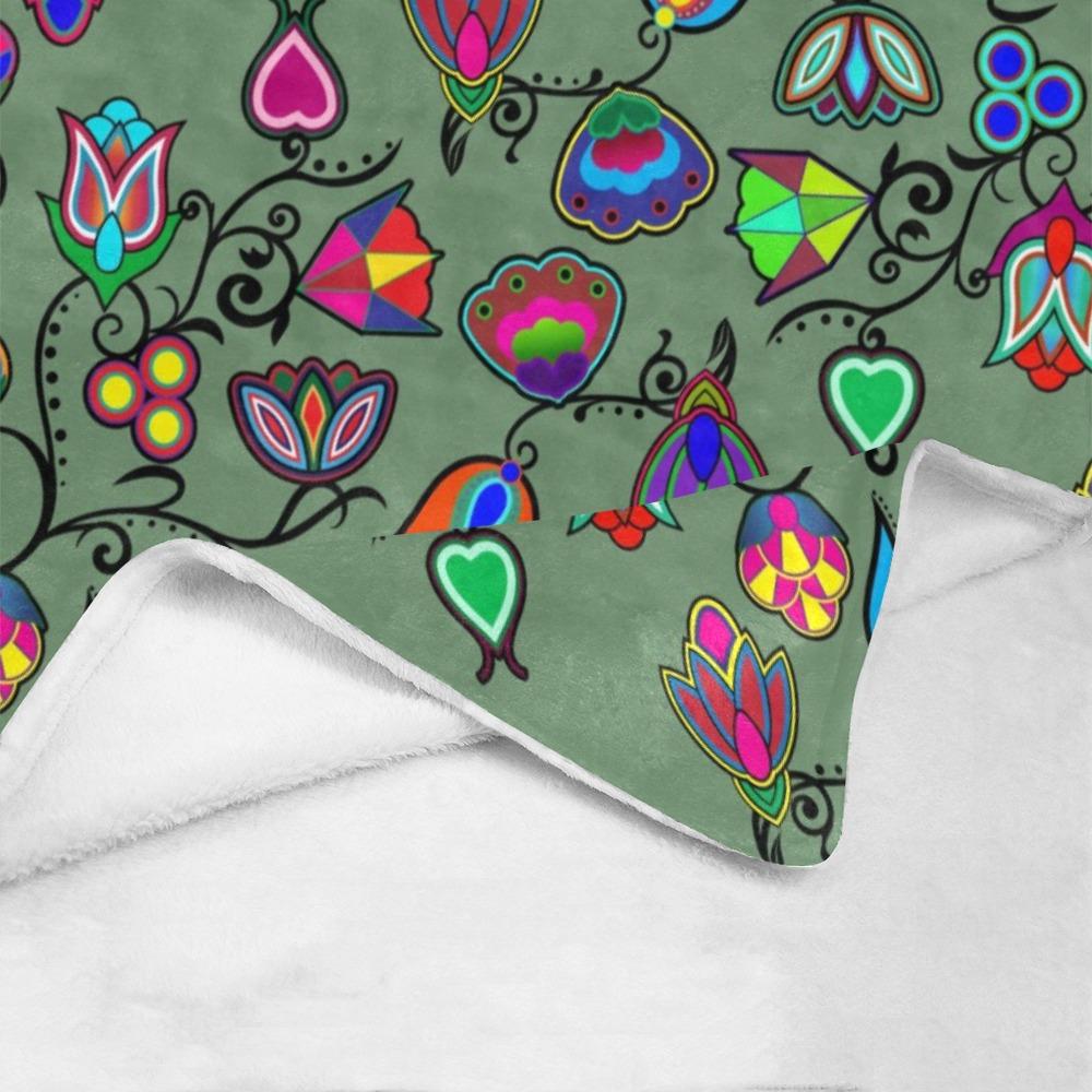 Indigenous Paisley Dark Sea Ultra-Soft Micro Fleece Blanket 40"x50" Ultra-Soft Blanket 40''x50'' e-joyer