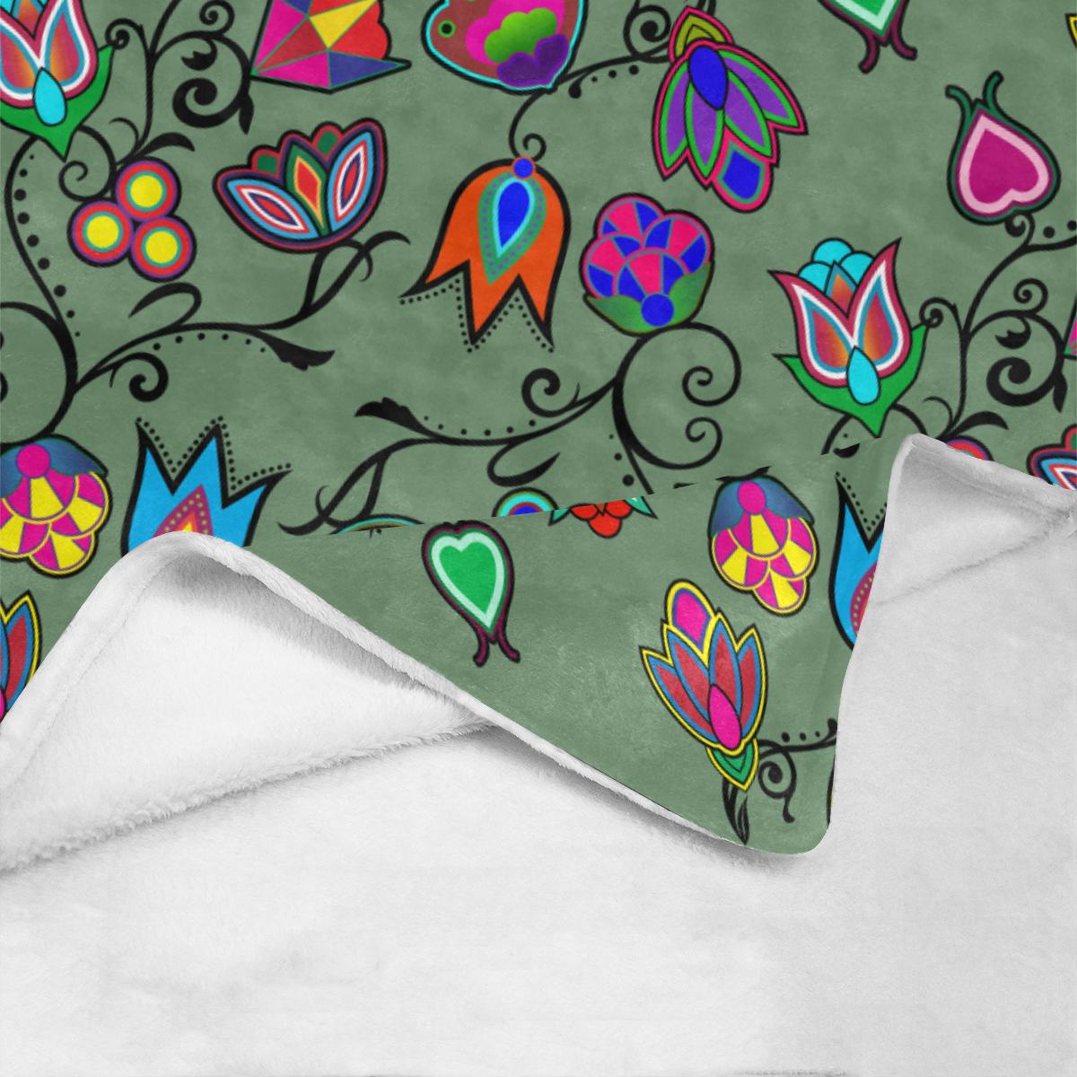 Indigenous Paisley - Dark Sea Ultra-Soft Micro Fleece Blanket 50"x60" Ultra-Soft Blanket 50''x60'' e-joyer