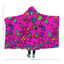 Load image into Gallery viewer, Indigenous Paisley Hooded Blanket 49 Dzine 
