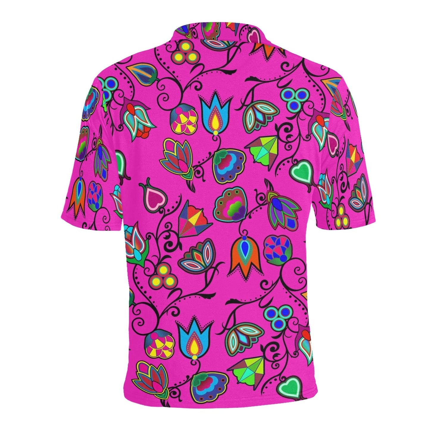 Indigenous Paisley Men's All Over Print Polo Shirt (Model T55) Men's Polo Shirt (Model T55) e-joyer