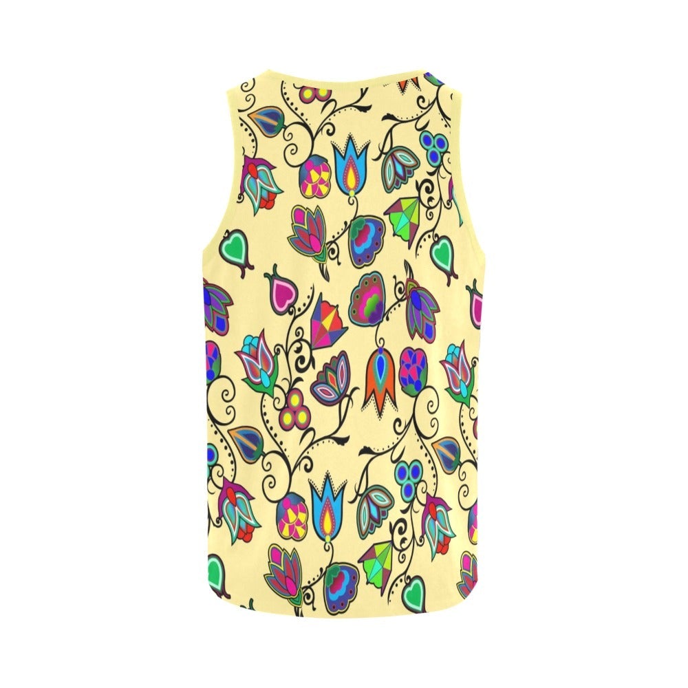 Indigenous Paisley Vanilla All Over Print Tank Top for Women (Model T43) All Over Print Tank Top for Women (T43) e-joyer