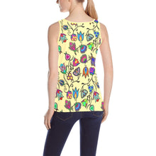 Load image into Gallery viewer, Indigenous Paisley Vanilla All Over Print Tank Top for Women (Model T43) All Over Print Tank Top for Women (T43) e-joyer 
