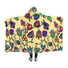 Load image into Gallery viewer, Indigenous Paisley Vanilla Hooded Blanket 49 Dzine 
