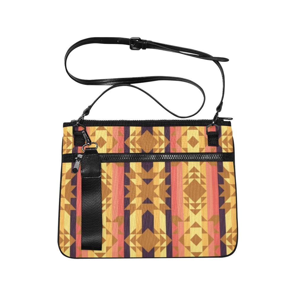 Infinite Sunset Slim Clutch Bag (Model 1668) Slim Clutch Bags (1668) e-joyer