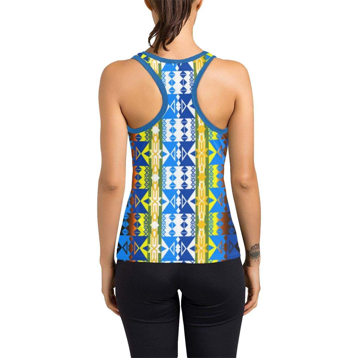 Inside the Council Lodge Women's Racerback Tank Top (Model T60) Racerback Tank Top (T60) e-joyer