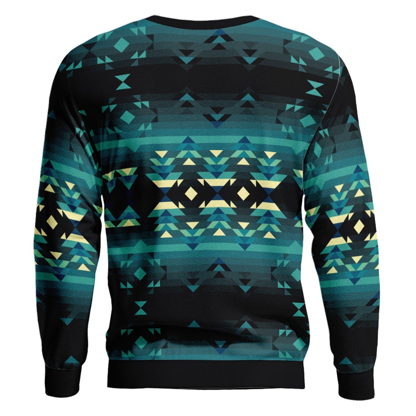 Inspire Green Unisex Crewneck Long Sleeve Top 49 Dzine