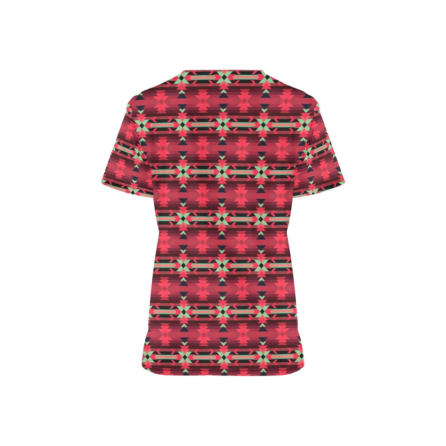 Inspire Velour All Over Print Scrub Top Scrub Top e-joyer