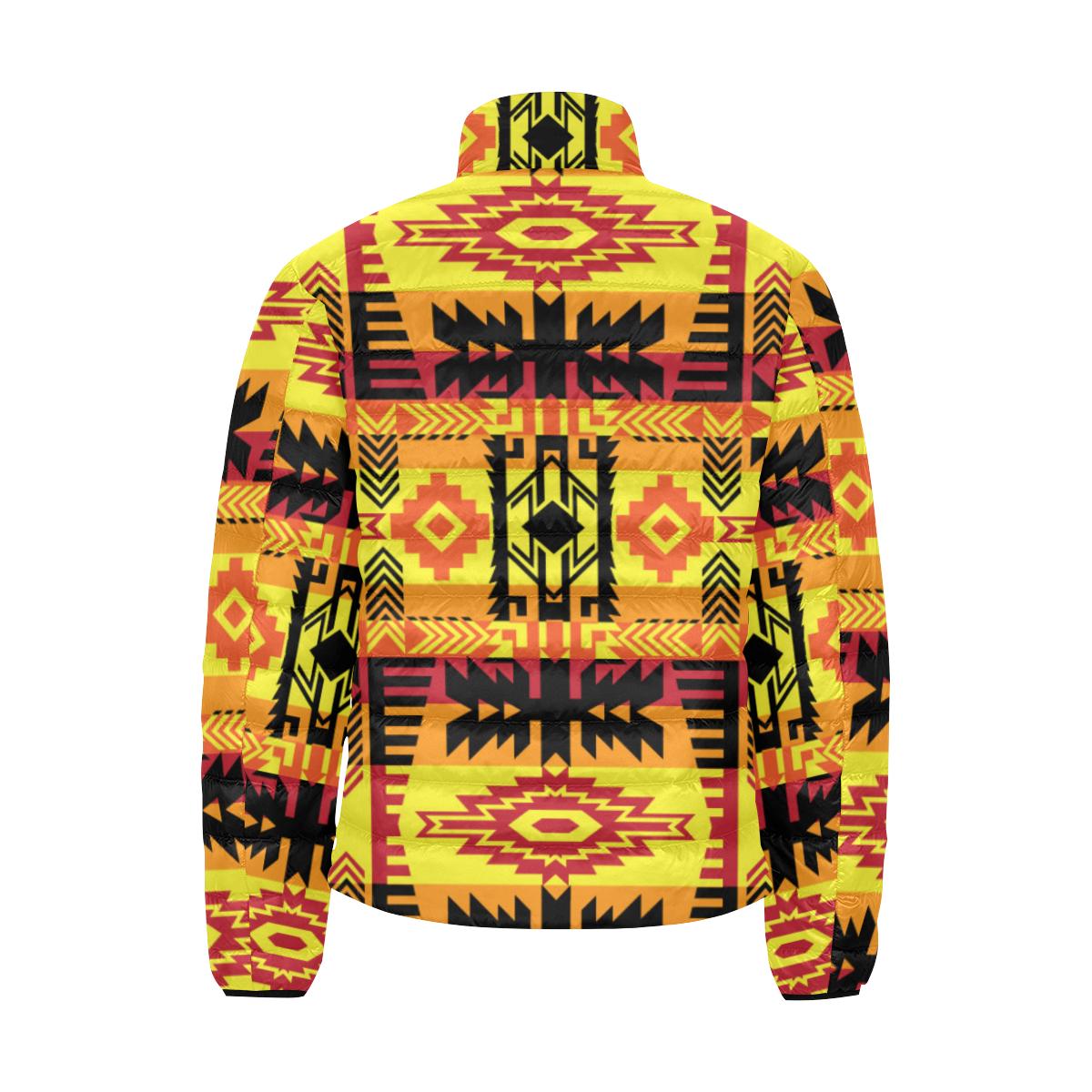 Journey of Generations Men's Stand Collar Padded Jacket (Model H41) Men's Stand Collar Padded Jacket (H41) e-joyer