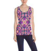 Load image into Gallery viewer, Kaleidoscope Bleu All Over Print Tank Top for Women (Model T43) All Over Print Tank Top for Women (T43) e-joyer 
