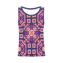 Load image into Gallery viewer, Kaleidoscope Bleu All Over Print Tank Top for Women (Model T43) All Over Print Tank Top for Women (T43) e-joyer 
