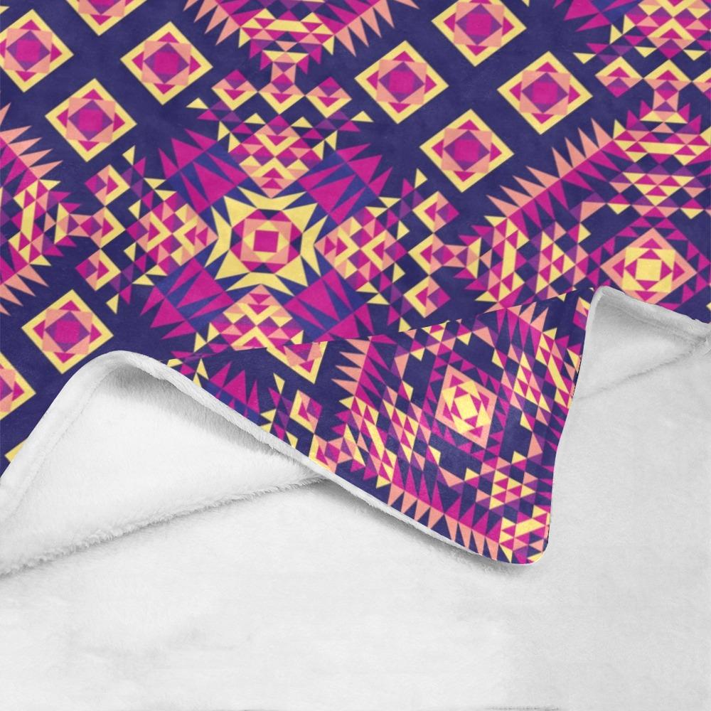 Kaleidoscope Bleu Ultra-Soft Micro Fleece Blanket 50"x60" Ultra-Soft Blanket 50''x60'' e-joyer