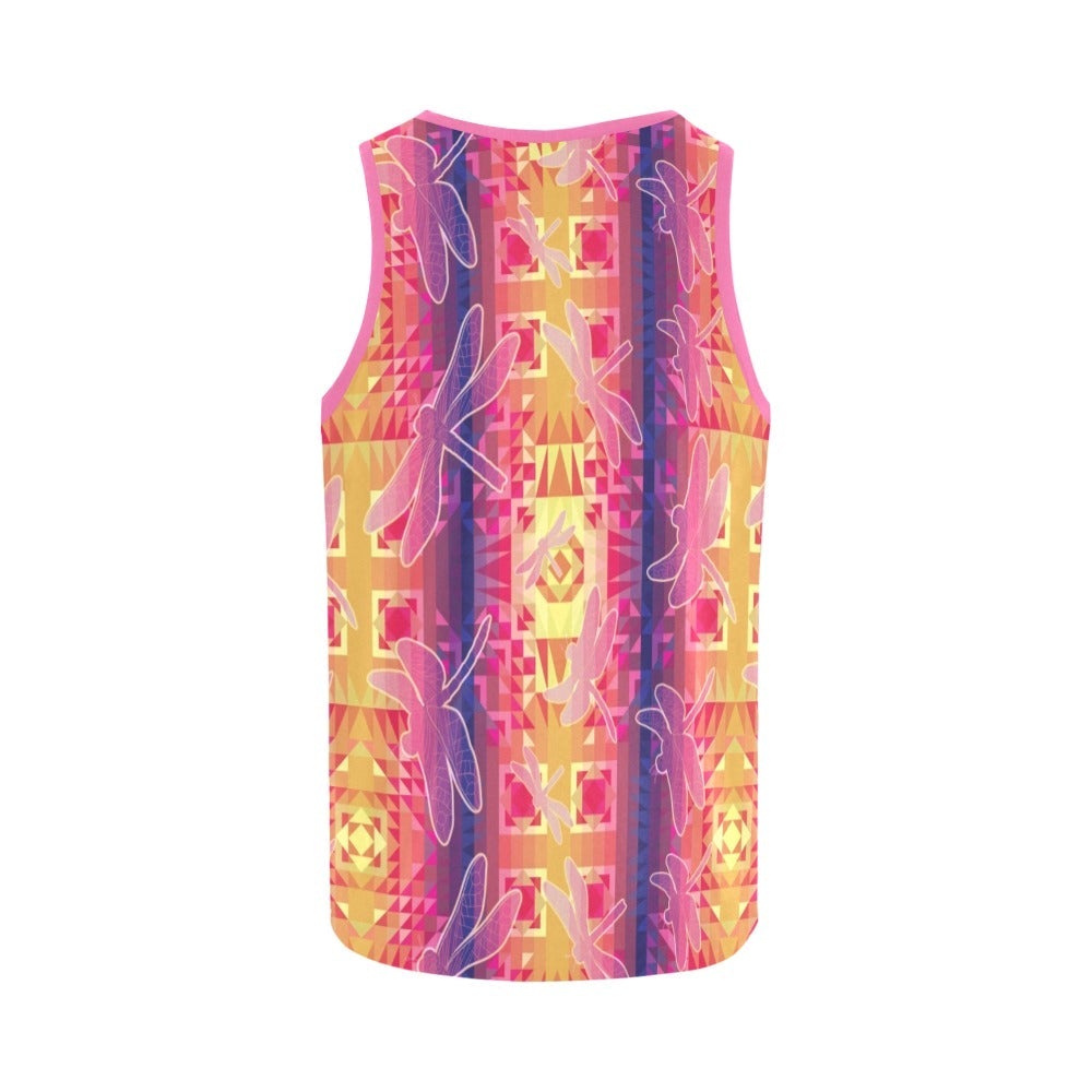 Kaleidoscope Dragonfly All Over Print Tank Top for Women (Model T43) All Over Print Tank Top for Women (T43) e-joyer