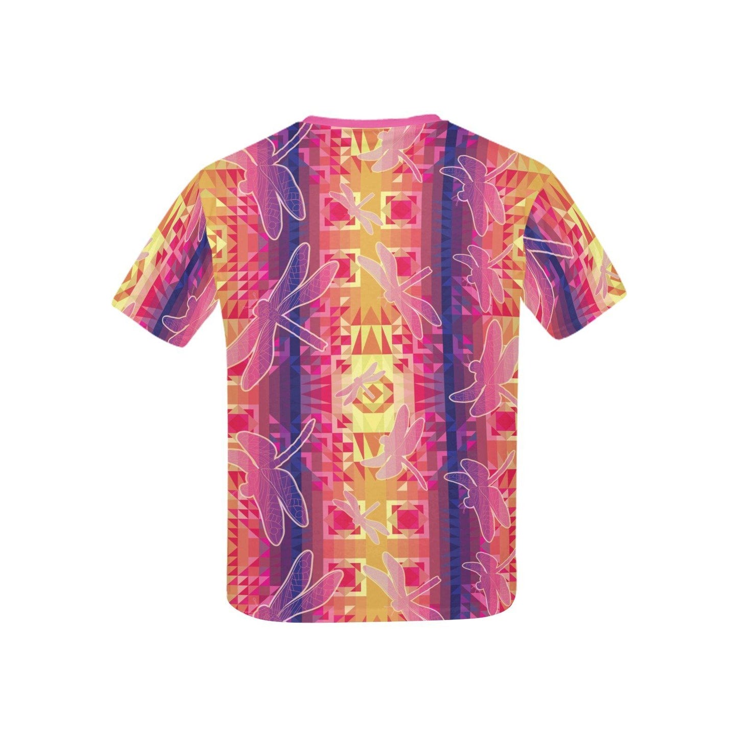 Kaleidoscope Dragonfly Kids' All Over Print T-shirt (USA Size) (Model T40) All Over Print T-shirt for Kid (T40) e-joyer