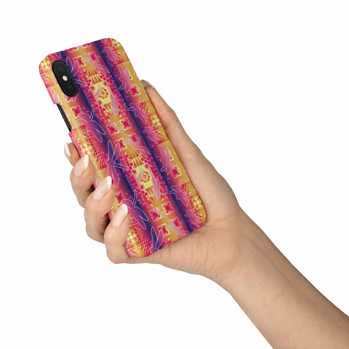 Kaleidoscope Dragonfly Phone Case Phone Case wc-fulfillment
