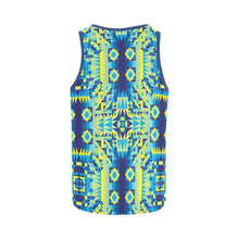 Load image into Gallery viewer, Kaleidoscope Jaune Bleu All Over Print Tank Top for Women (Model T43) All Over Print Tank Top for Women (T43) e-joyer 
