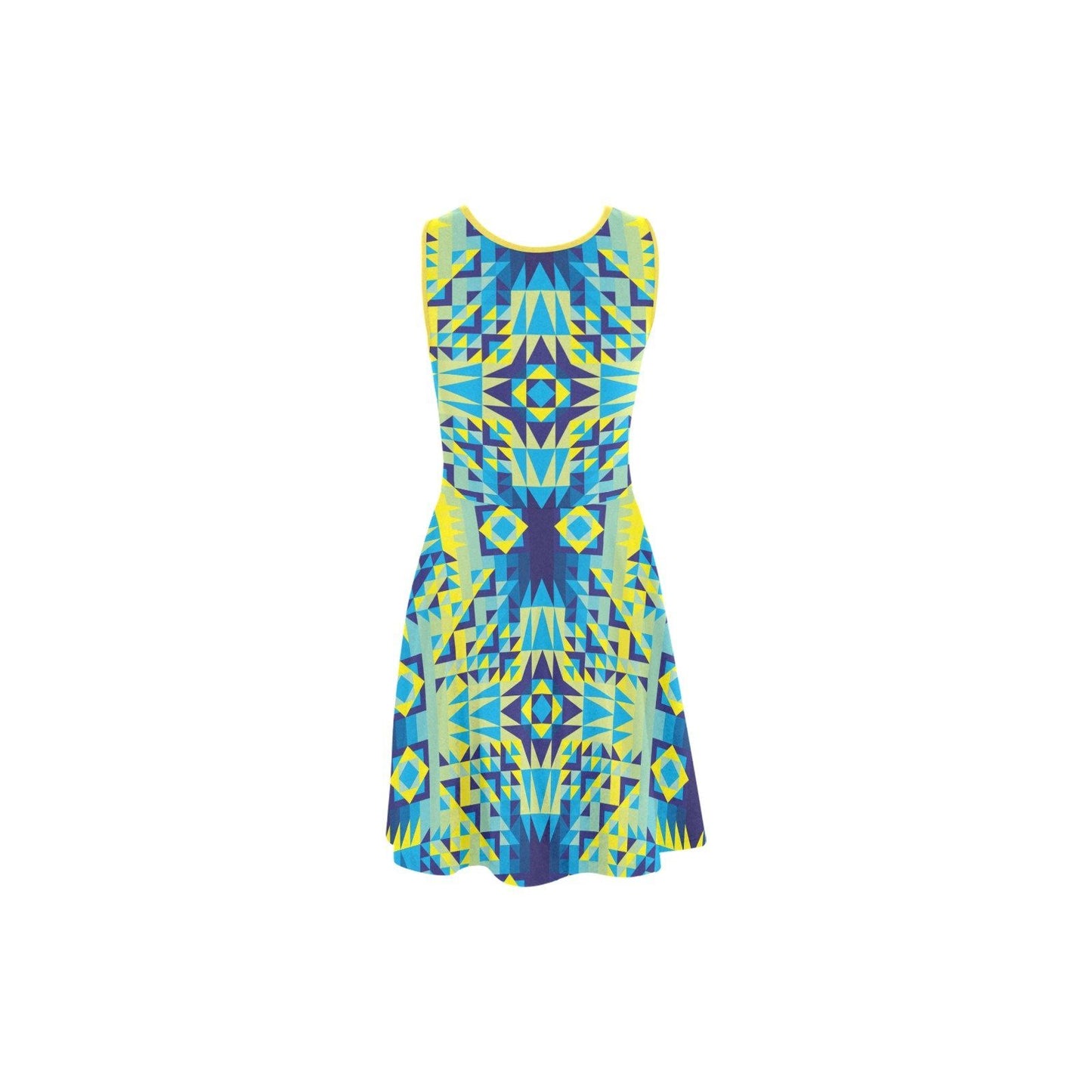 Kaleidoscope Jaune Bleu Atalanta Sundress (Model D04) Atalanta Sundress (D04) e-joyer