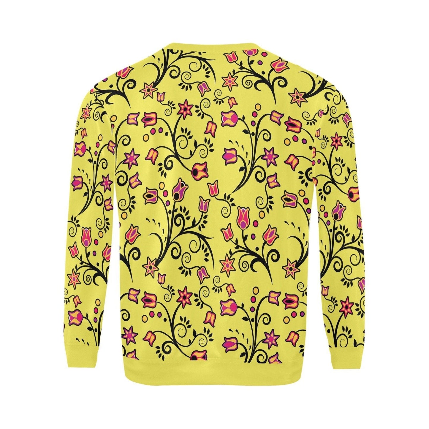 Key Lime Star All Over Print Crewneck Sweatshirt for Men (Model H18) shirt e-joyer