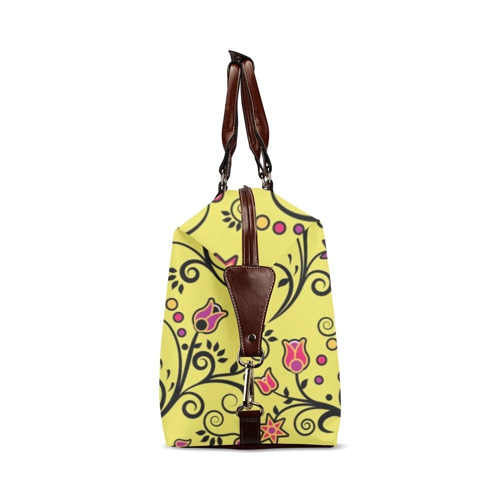 Key Lime Star Classic Travel Bag (Model 1643) Remake bag e-joyer