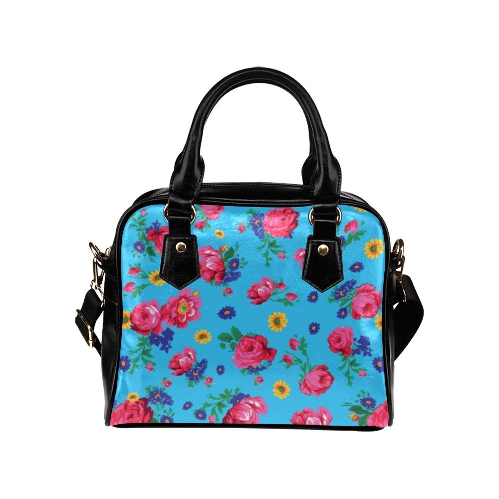 Kokum Ceremony Turquoise Shoulder Handbag (Model 1634) Shoulder Handbags (1634) e-joyer