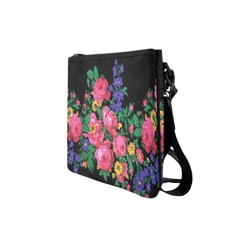 Kokum's Revenge-Black Slim Clutch Bag (Model 1668) Slim Clutch Bags (1668) e-joyer