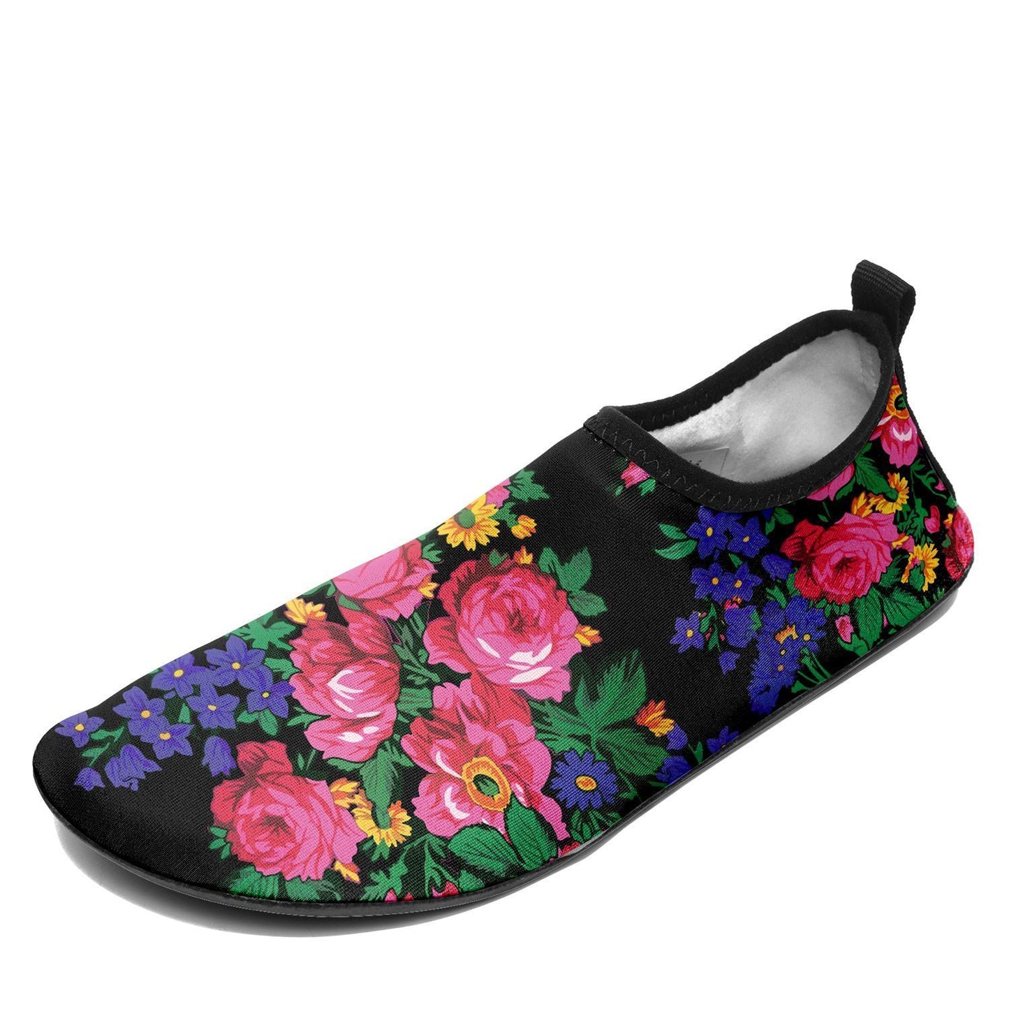 Kokum's Revenge Black Sockamoccs Kid's Slip On Shoes 49 Dzine