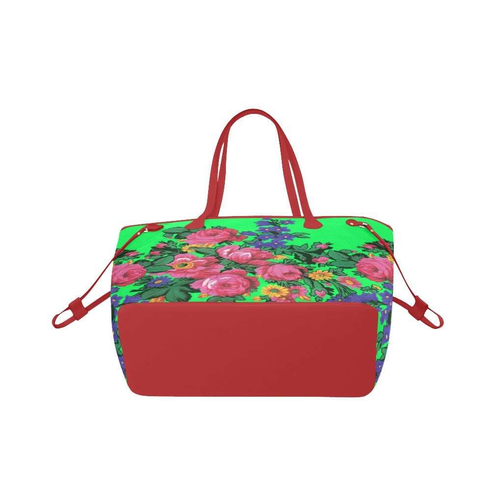 Kokum's Revenge Green Clover Canvas Tote Bag (Model 1661) Clover Canvas Tote Bag (1661) e-joyer