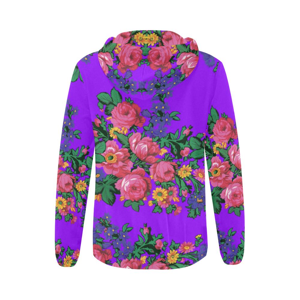 Kokum's Revenge-Lilac All Over Print Full Zip Hoodie for Women (Model H14) All Over Print Full Zip Hoodie for Women (H14) e-joyer