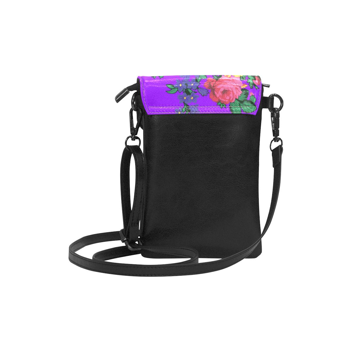 Kokum's Revenge-Lilac Small Cell Phone Purse (Model 1711) Small Cell Phone Purse (1711) e-joyer