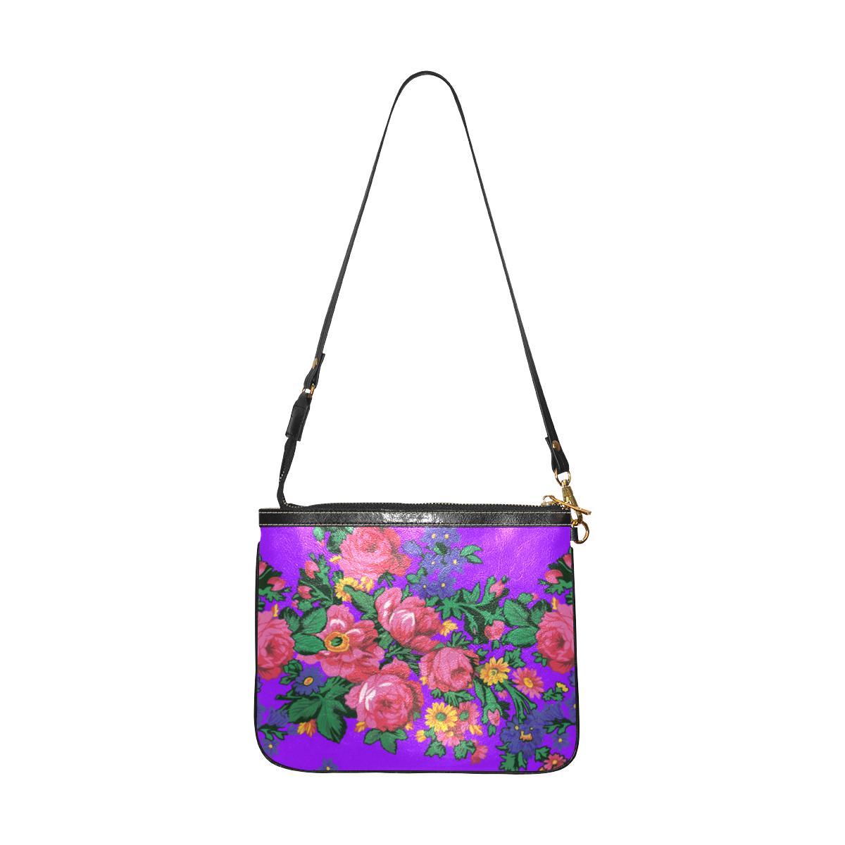 Kokum's Revenge-Lilac Small Shoulder Bag (Model 1710) Small Shoulder Bag (1710) e-joyer