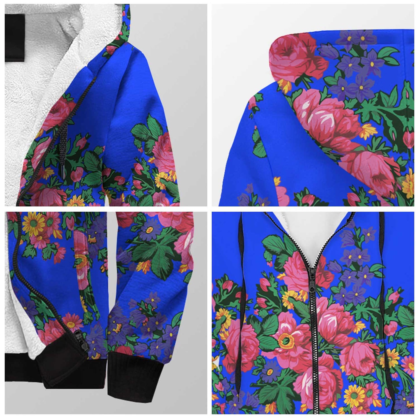 Kokum's Revenge Royal Sherpa Hoodie 49 Dzine