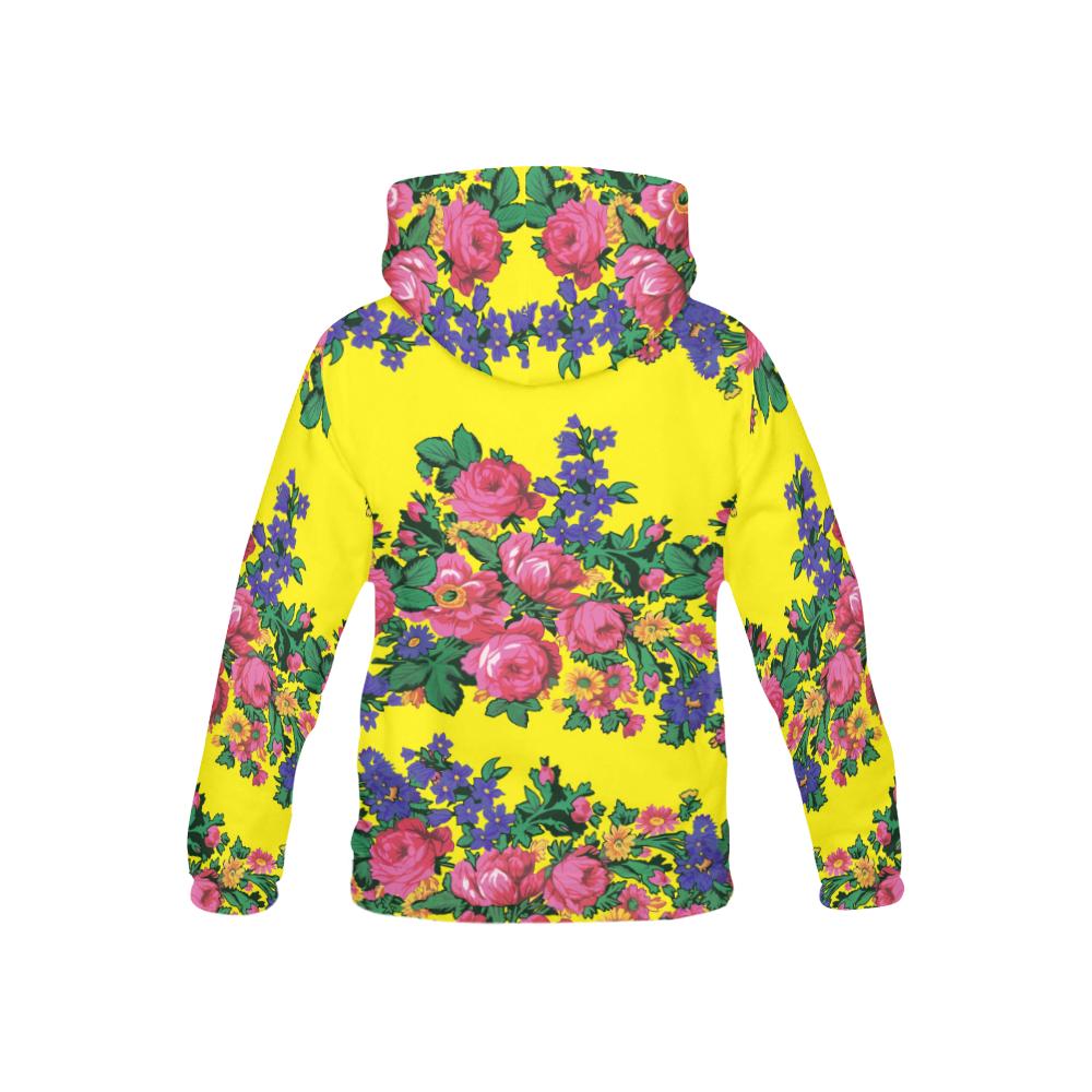 Kokum's Revenge-Yellow All Over Print Hoodie for Kid (USA Size) (Model H13) All Over Print Hoodie for Kid (H13) e-joyer