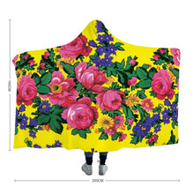 Load image into Gallery viewer, Kokum&#39;s Revenge Yellow Hooded Blanket 49 Dzine 
