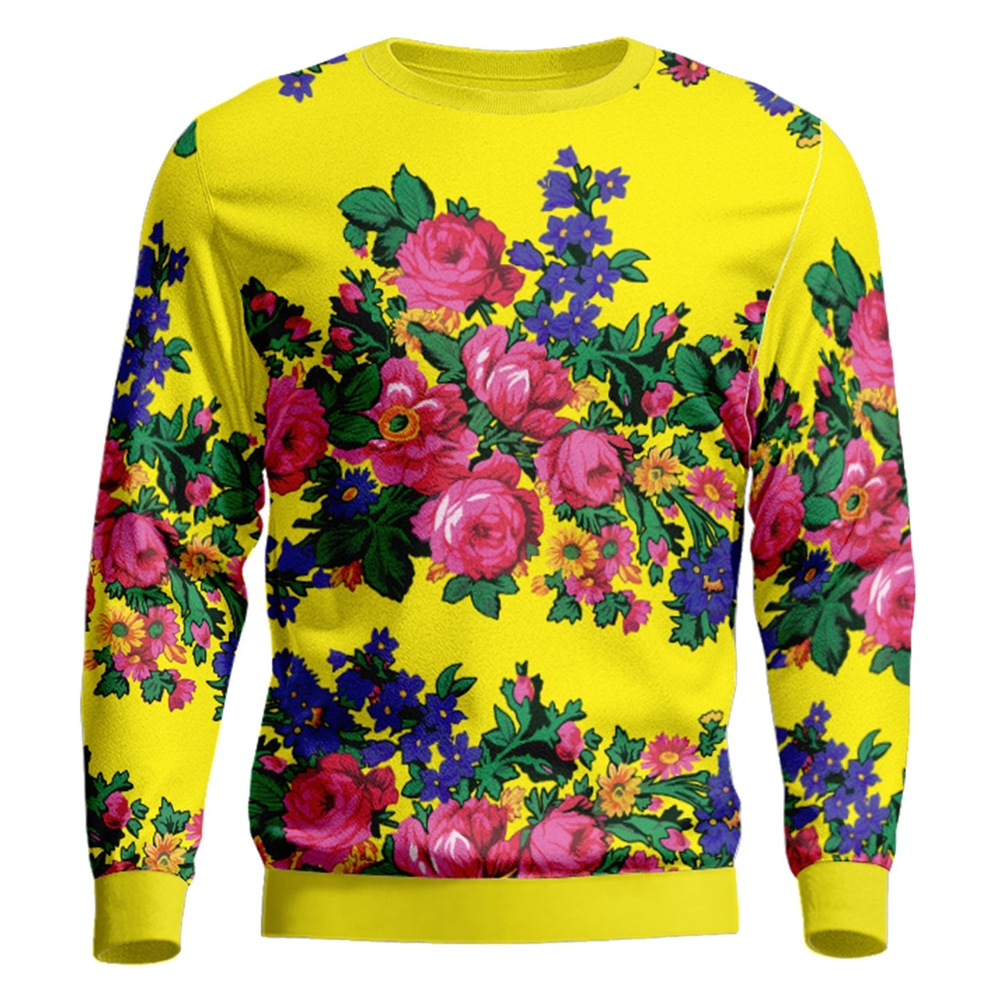 Kokum's Revenge Yellow Unisex Crewneck Long Sleeve Top Herman