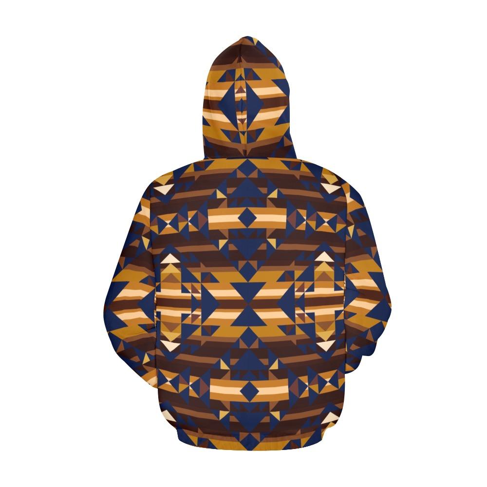 Marron Cloud All Over Print Hoodie for Women (USA Size) (Model H13) All Over Print Hoodie for Women (H13) e-joyer