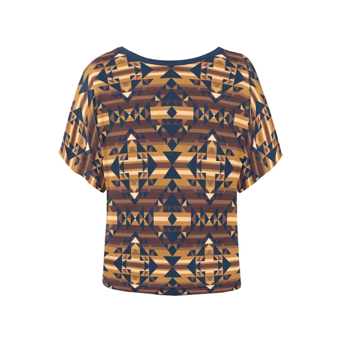 Marron Cloud Women's Batwing-Sleeved Blouse T shirt (Model T44) Women's Batwing-Sleeved Blouse T shirt (T44) e-joyer