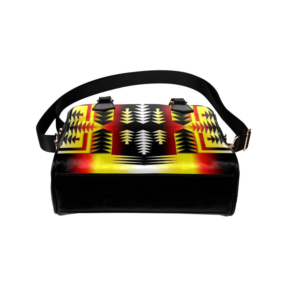 Medicine Wheel Strips Basketball Shoulder Handbag (Model 1634) Shoulder Handbags (1634) e-joyer