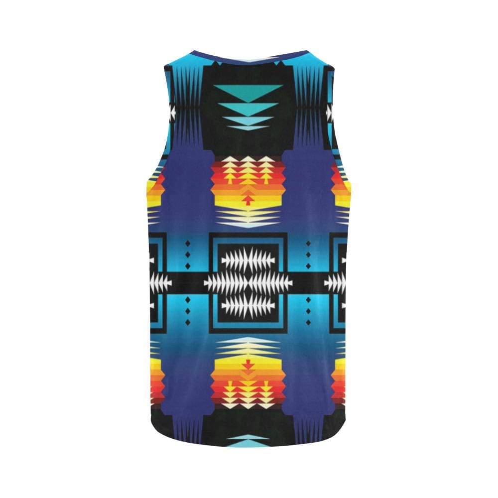 Midnight Sage Revamp II All Over Print Tank Top for Women (Model T43) All Over Print Tank Top for Women (T43) e-joyer