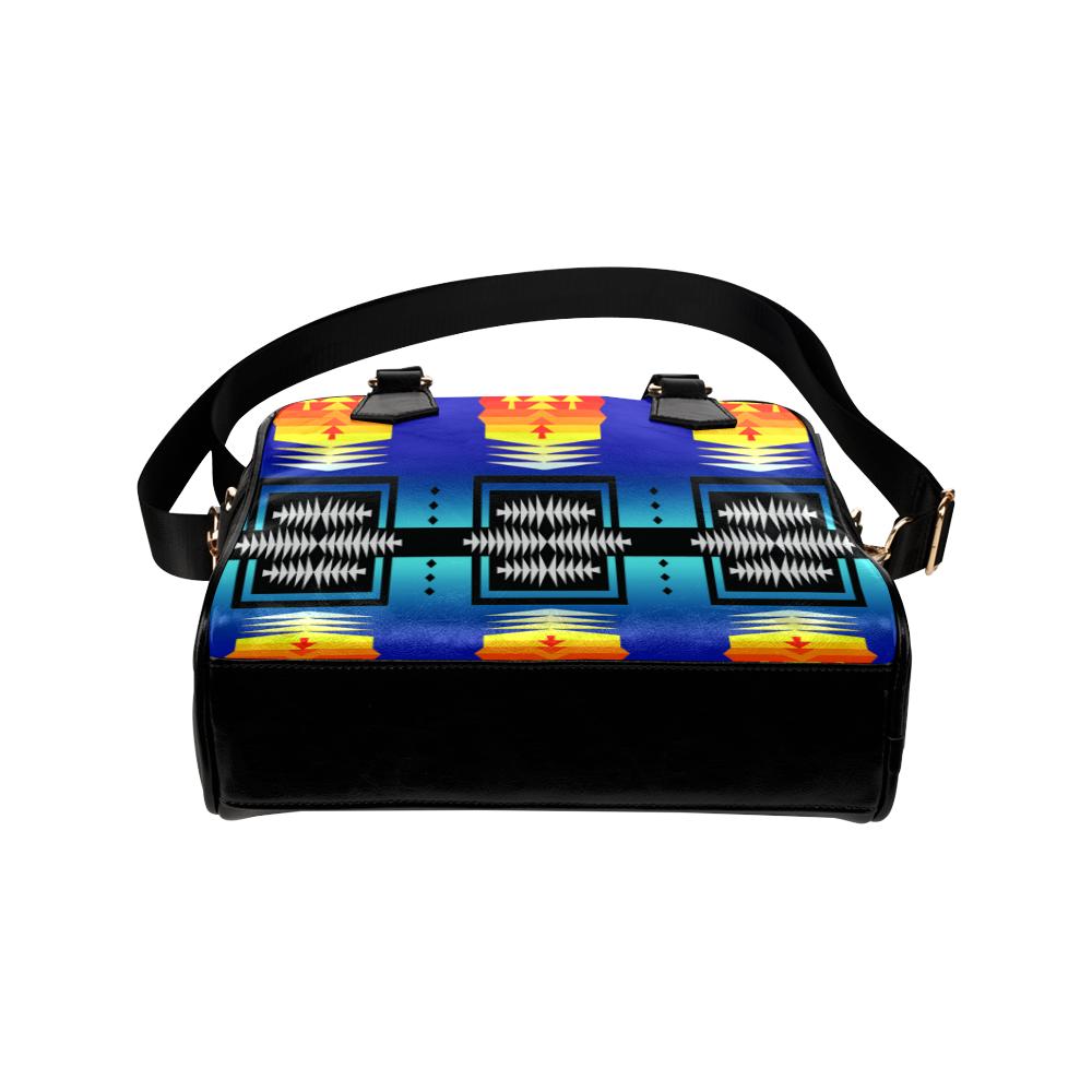 Midnight Sage Revamp Shoulder Handbag (Model 1634) Shoulder Handbags (1634) e-joyer