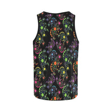 Load image into Gallery viewer, Neon Floral Bears All Over Print Tank Top for Women (Model T43) All Over Print Tank Top for Women (T43) e-joyer 

