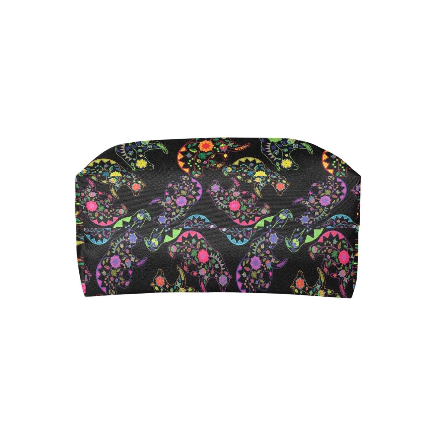 Neon Floral Bears Single-Shoulder Lady Handbag (Model 1714) bag e-joyer