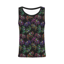Load image into Gallery viewer, Neon Floral Buffalos All Over Print Tank Top for Women (Model T43) All Over Print Tank Top for Women (T43) e-joyer 
