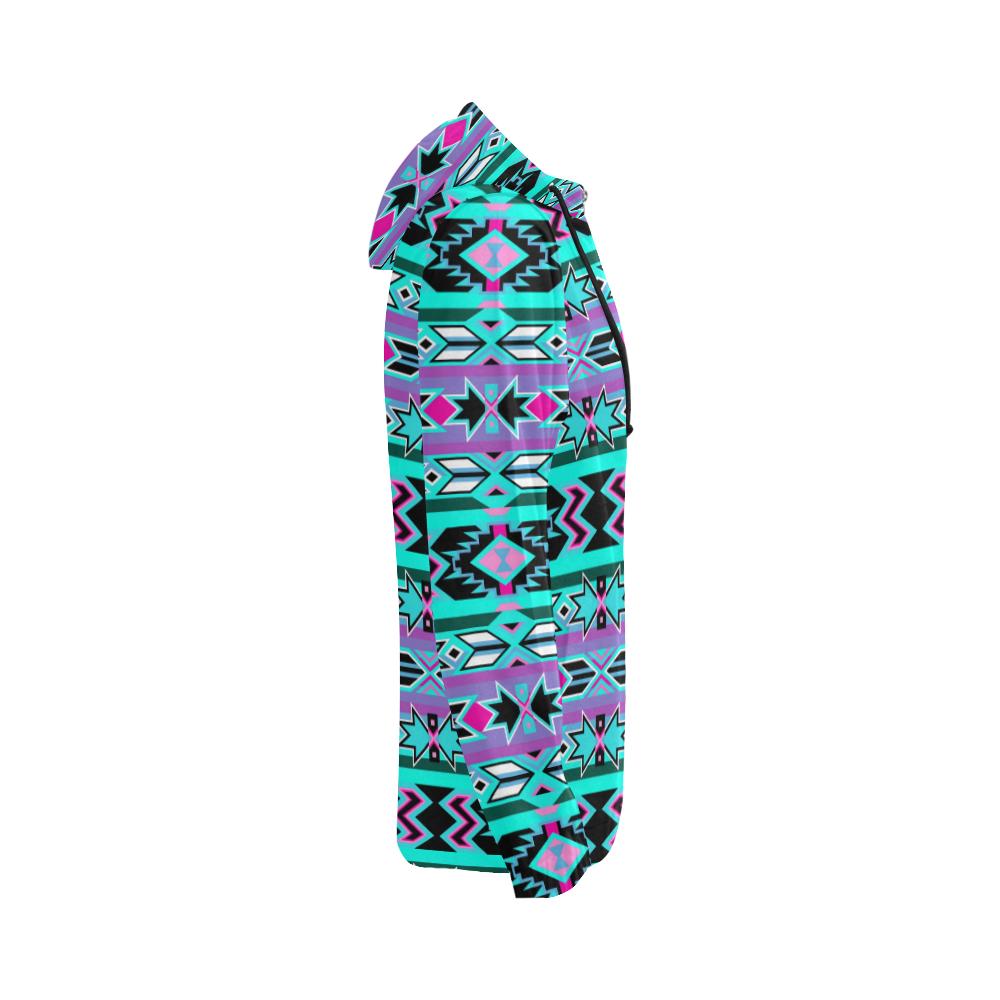 Northeast Journey All Over Print Full Zip Hoodie for Women (Model H14) All Over Print Full Zip Hoodie for Women (H14) e-joyer